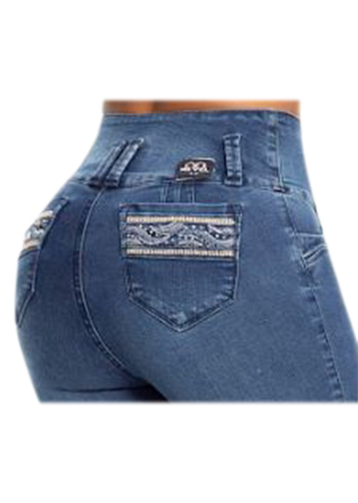 Pandora Mid Rise Bum Lift Jean - Jeans 2 Die 4