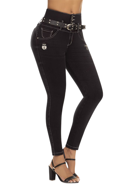 Tiro Alto Jeans Fiara Catalogo Freddie Womens Booty Shaping High