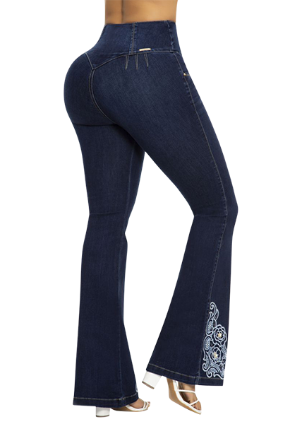 Rosie High Rise Flared Booty Shaper Womens Jean - Jeans 2 Die 4