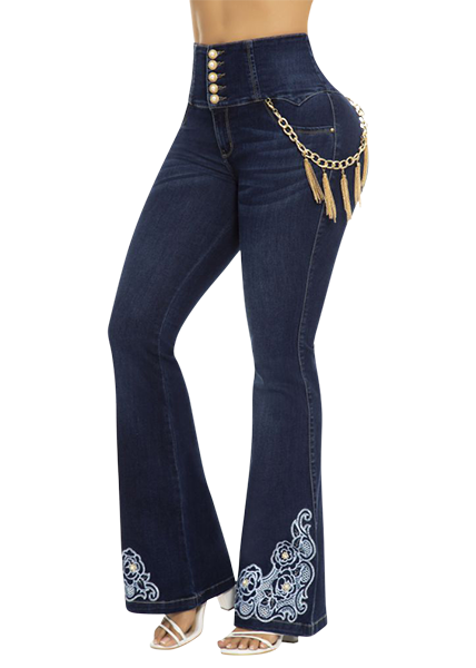 Rosie High Rise Flared Booty Shaper Womens Jean - Jeans 2 Die 4