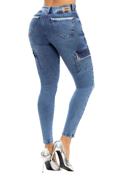 Crystal Cargo Push Up Jean - Jeans 2 Die 4