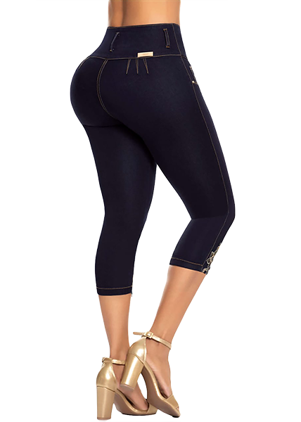 Kinsley Latina Style Butt Lift Capri - Jeans 2 Die 4