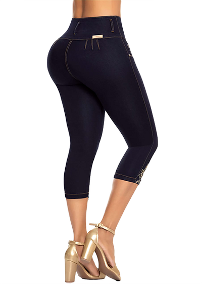 Kinsley Latina Style Butt Lift Capri - Jeans 2 Die 4