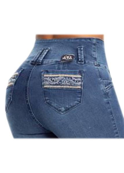 Pandora Mid Rise Bum Lift Jean - Jeans 2 Die 4