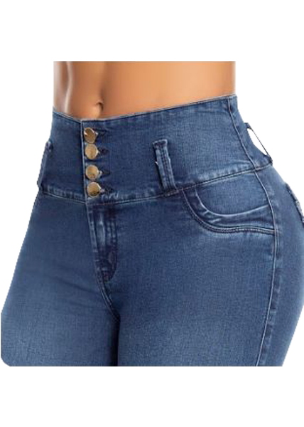 Pandora Mid Rise Bum Lift Jean - Jeans 2 Die 4