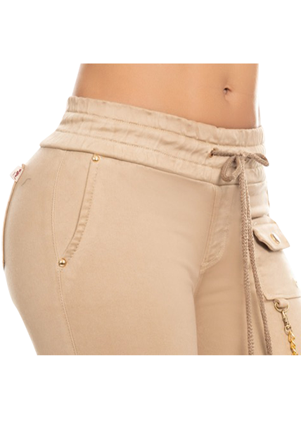 Latte Cargo Shaper Jean - Jeans 2 Die 4